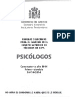 Examen Psicologos IIPP 2014
