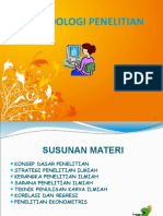 Metodologi Penelitian: Konsep Dasar, Strategi, Kerangka Kerja, Teknik Penulisan Karya Ilmiah