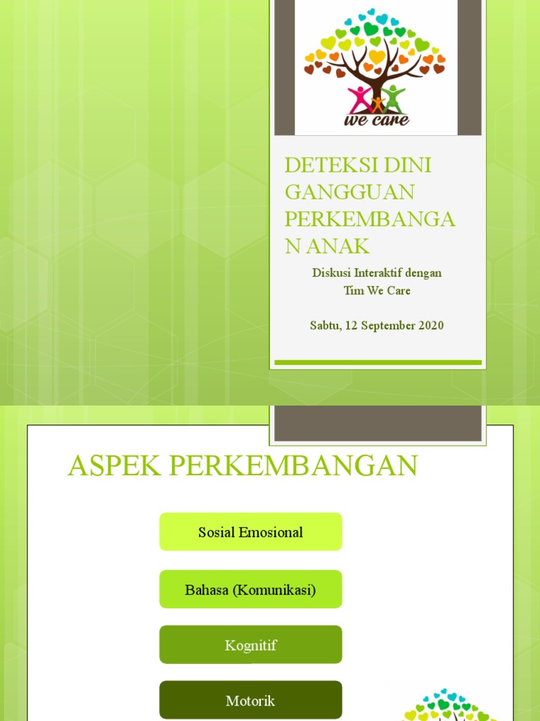 Deteksi Dini Gangguan Perkembangan Anak Pdf