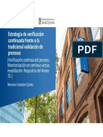 M.Castejón-Estrategia de Verificación en Continuo Frente A La Tradicional Validación de Proceso