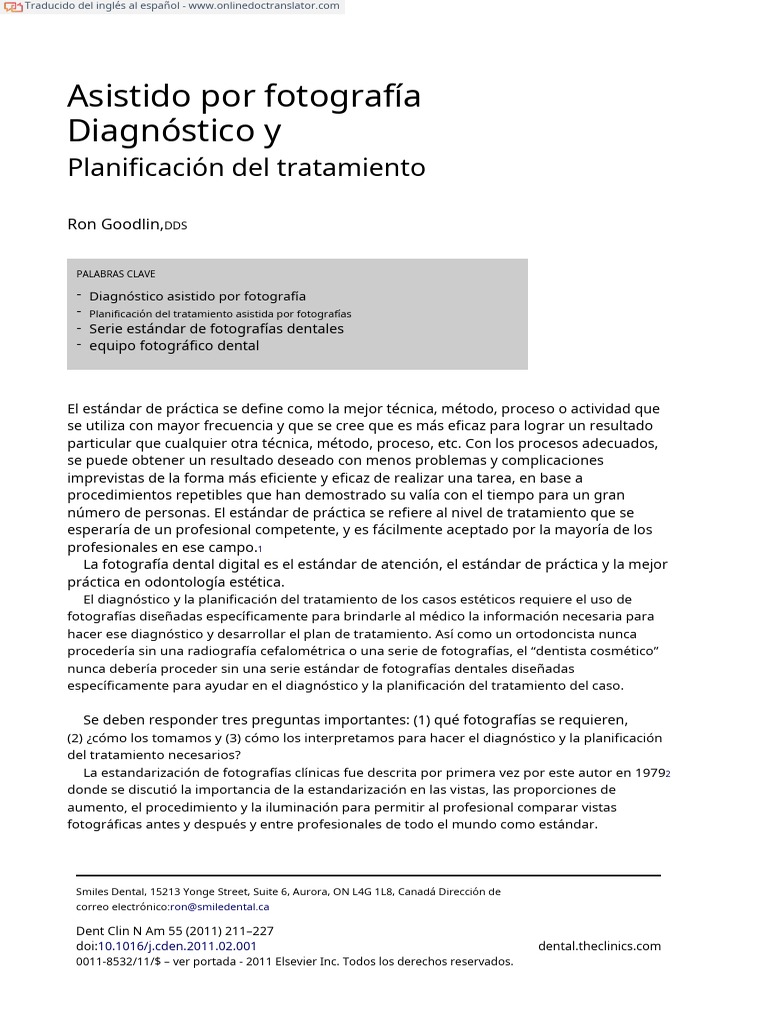 PhotographicAssisted Diagnosis and Treatment Planning En.es PDF