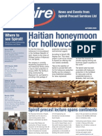 Haitian Honeymoon For Hollowcore: Spiroll Precast Lecture Spans Continents