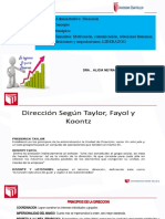 Proceso Administrativo Dirección