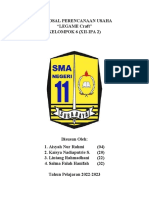 Proposal Perencanaan Usaha (Kelompok 6 - XII IPA 2)