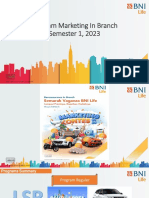 Program Marketing in Branch Semester 1 2023 - Bni