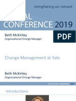 Organizational Change at Yale: Tools for Successful Project Deployments