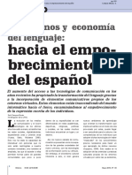 Emoticonos y Economía Del Lenguaje: Hacia El Empobrecimiento Del Español