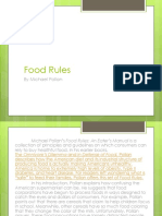 Michael Pollan's Food Rules Guide to Healthy Eating