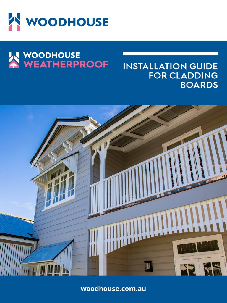 Cladding Installation Guide 7 1 PDF Lumber Framing (Construction)