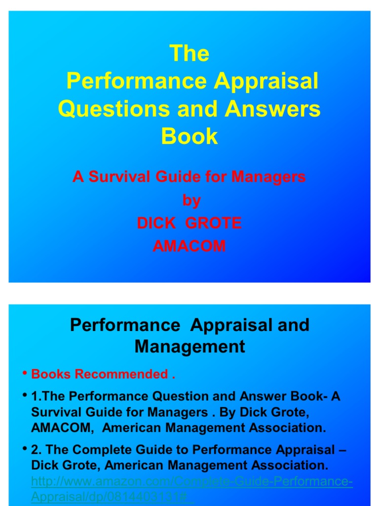 Importance Of Performance Appraisal Performance Appraisal 