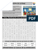 Tema: Planificación de La Actividad Preventiva