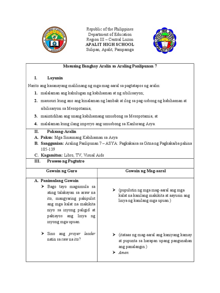 DLP in AP 7 (2nd Quarter) | PDF