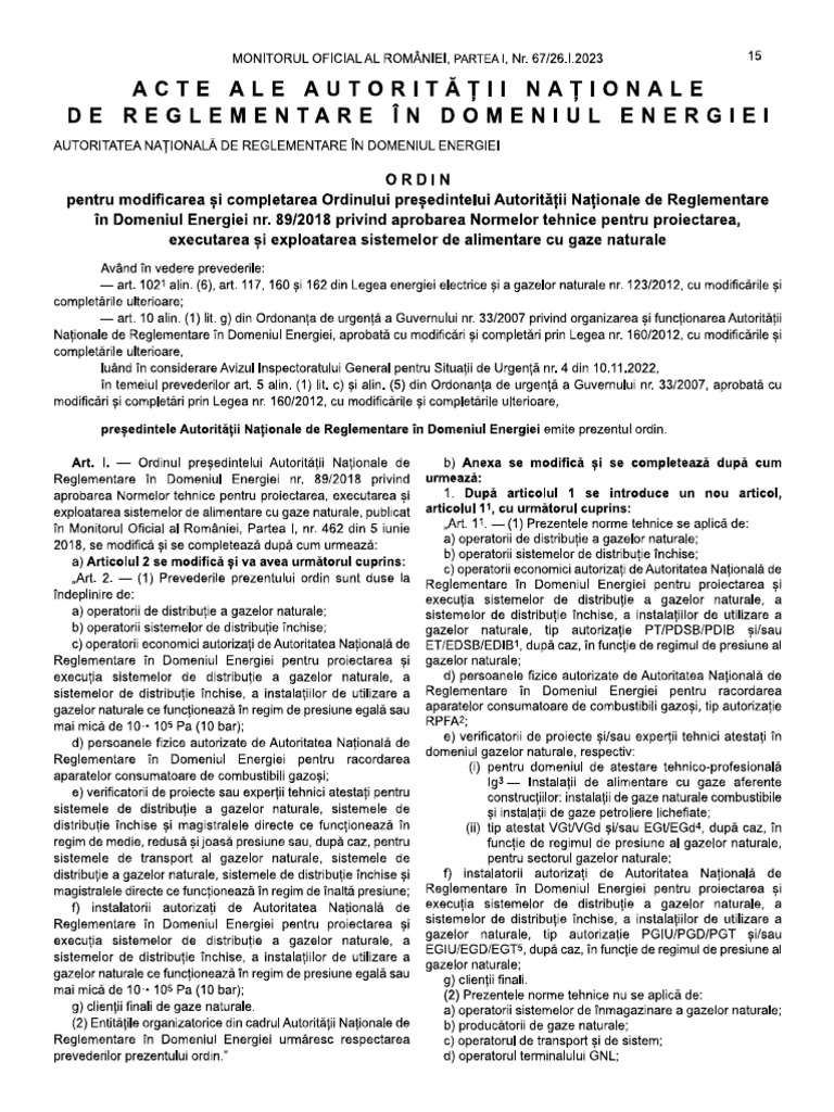 Ordinul anre nr 2 pdf