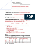 Sample Lab Report For Student Use - 1