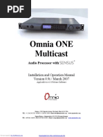 Telos Omnia One Multicast