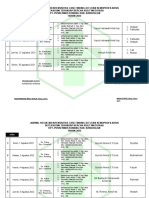 Jadwal Kegiatan Intensivitas Case Finding Kusta 2021