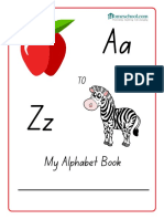 A Z Print Alphabet Kindergarten Handwriting