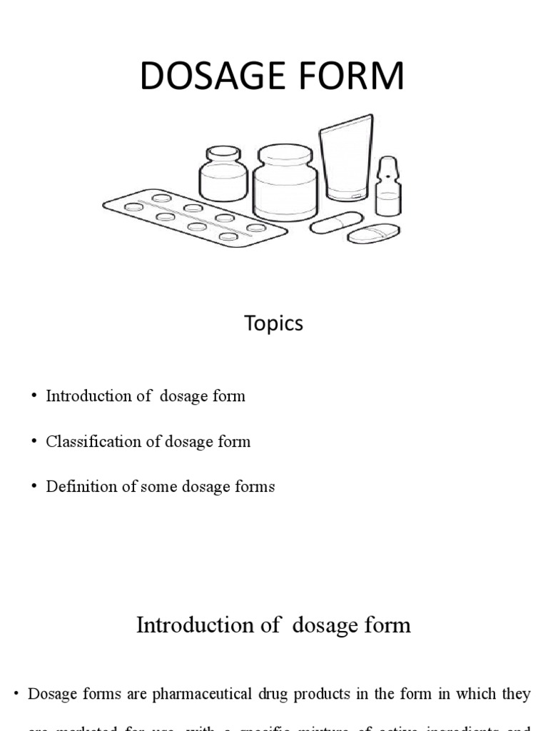 Complete Dosage Form PDF Topical Medication Chemistry