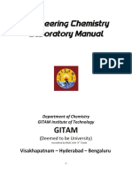 Engineering Chemistry Lab Manual