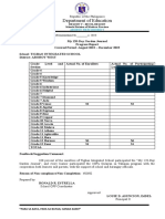 Department of Education: Enclosure No. 001 To District Memorandum No. - , S. 2023