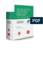 Legislación Registral Peruana
