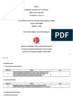 Naac Report Metric Score