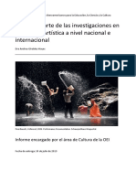 OEI Informe Investigacion Artes