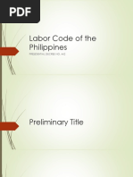 Labor Code Article 100 Overview | PDF | Employment | Apprenticeship