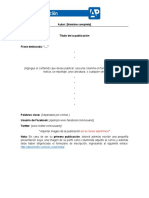 Formato para Escritura de Columna