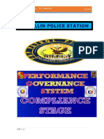 Medellin Police Station Compliance Report on Performance Governance System