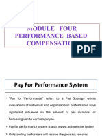 Performance Based Pay