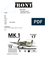 Air war pilot character sheet