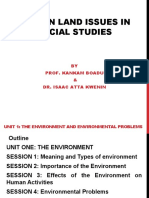 Human Land Issues in Social Studies