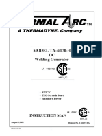 Scout Welder Thermal Arc Ta-4 170h Eng-Im