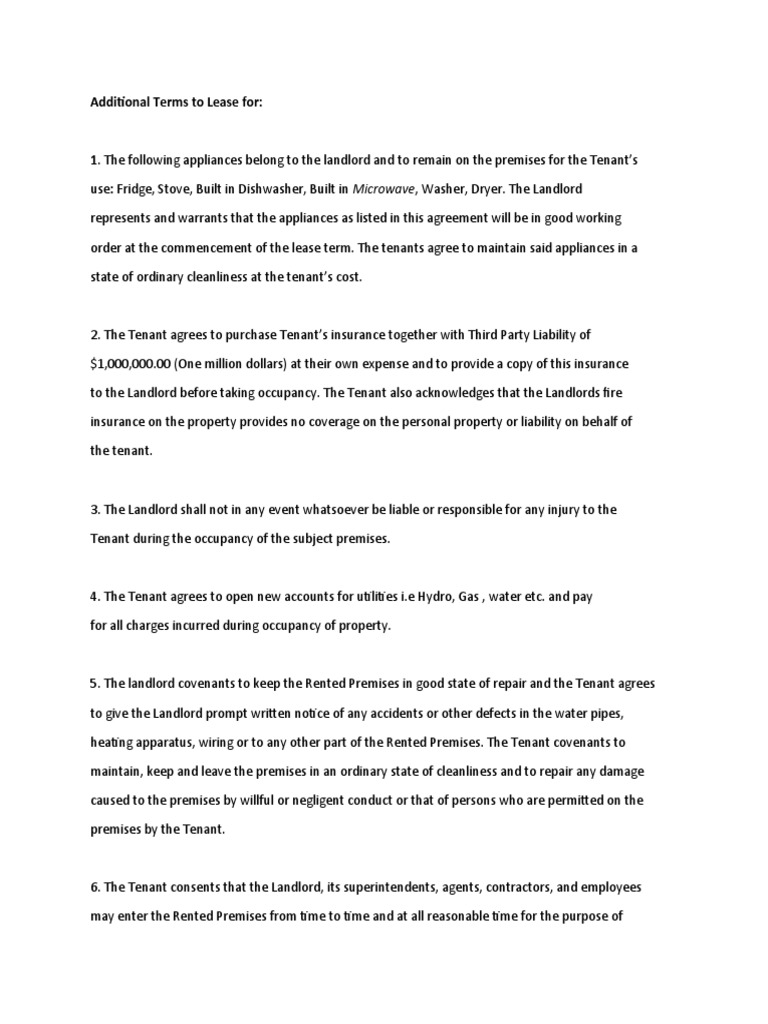 ( Additional Terms )