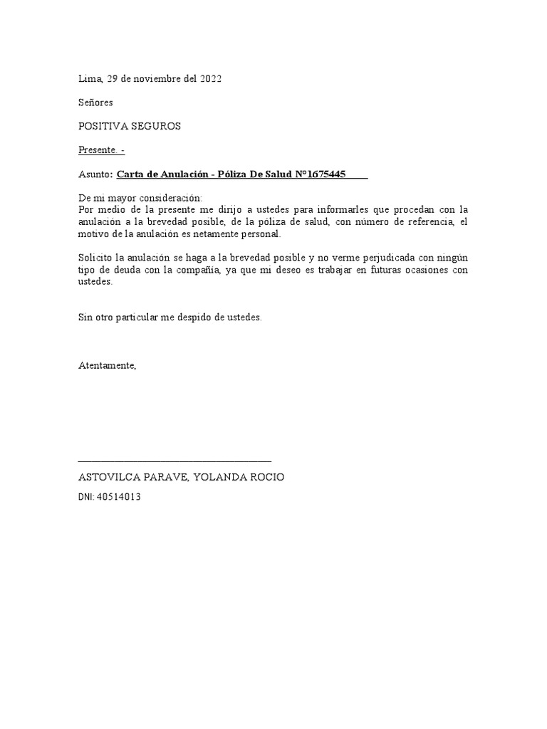 Modelo de carta de respuesta positiva a una solicitud en Word