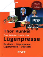KUNKEL, Thor - Wörterbuch Der Lügenpresse - 2020