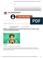 BOMBA - Lei de Petista Que Foi Sancionada No Governo Dilma Estimulou Invasão de Terras Protegidas Pelo Garimpo - Terra Brasil Notícias