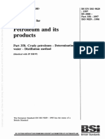 (BS EN ISO 9029-1997) - Methods of Test For Petroleum and Its Products. Crude Petroleum. Determination of Water. Distillation Method.