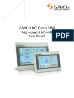 User's Manual of Savch IoT Cloud HMI