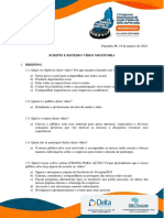 Scripts e Roteiro para Elaboração de Vídeos Monitoria