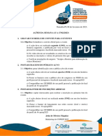 Roteiro de Ações Da Semana 13 A 17 de Fevereiro