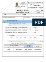 Correction Controle 1 - 11 S1 1AC Inter