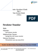 Standar Akreditasi Klinik - Bab 1 TKK