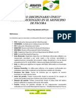 Codigo Disciplinario Pácora - 2022