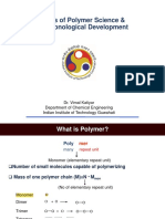Basics of Polymer Science & Its Chronological Development