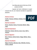 Tarea de 4° B Ciencias Naturales para El Día Lunes 29 de Octubre de 2022