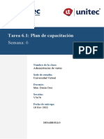 Tarea 6 Plan de Capacitación