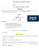 4°1° Logaritmo-Propiedades-Ecuacion 2022