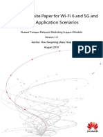 Technology White Paper For Wi-Fi 6 and 5G and Their Application Scenario